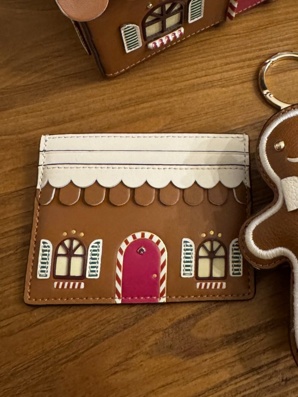 Kate Spade Gingerbread House Slim Cardholder Wallet